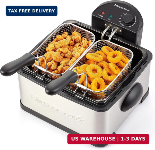 5qt deep fryer dual - 4.5qt, fryer,