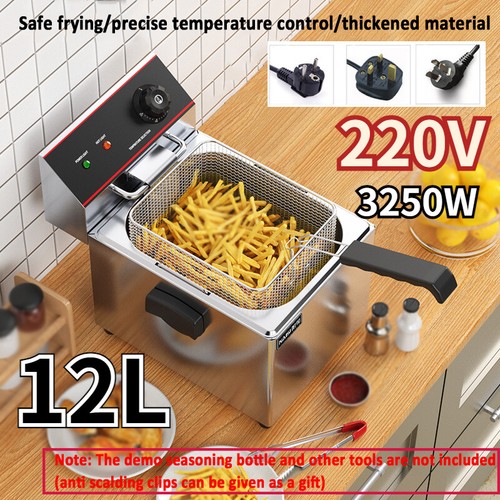 Commercial deep fryer 12l - deep,