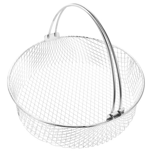 Stainless steel fry basket - steel,